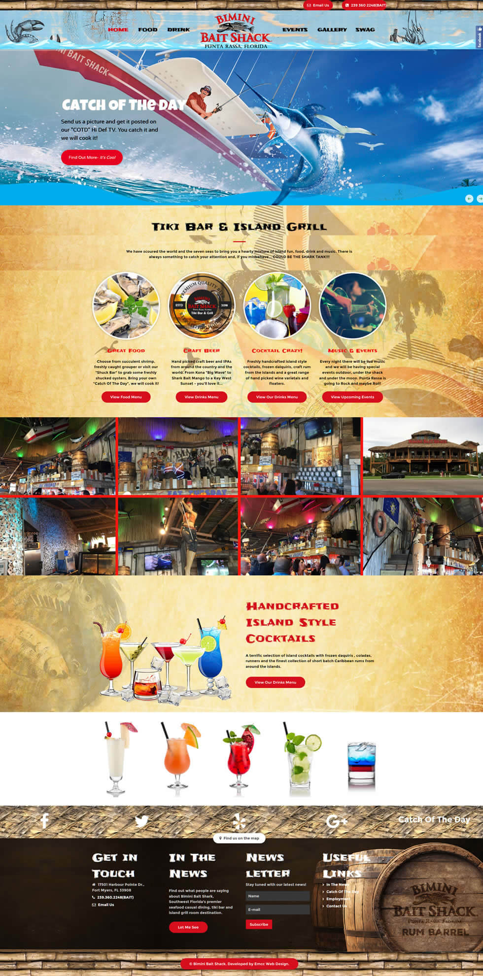 Bimini Bait Shack - food, music and fun while you watch the sunset dining