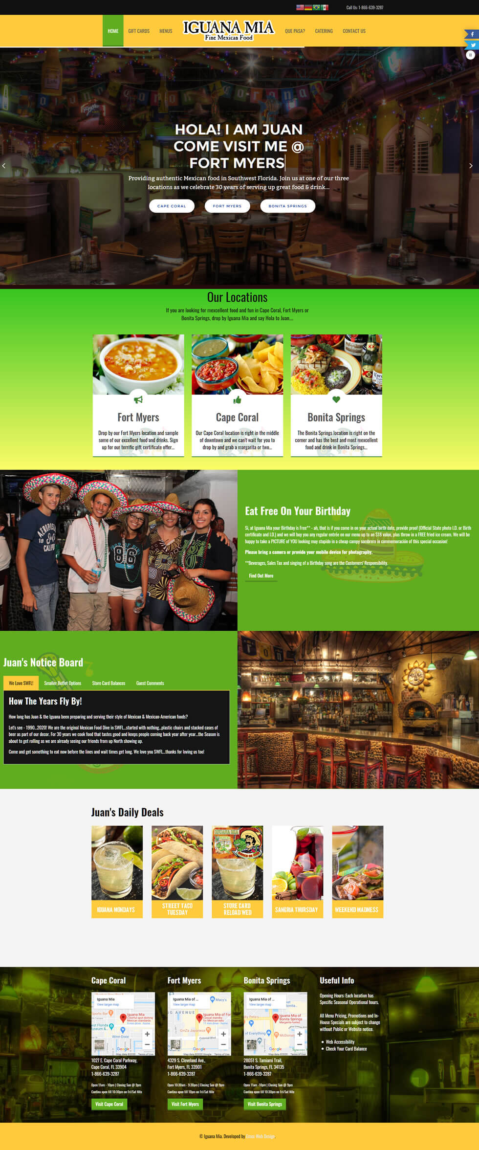 Fort Myers Mexican Restaurant Website