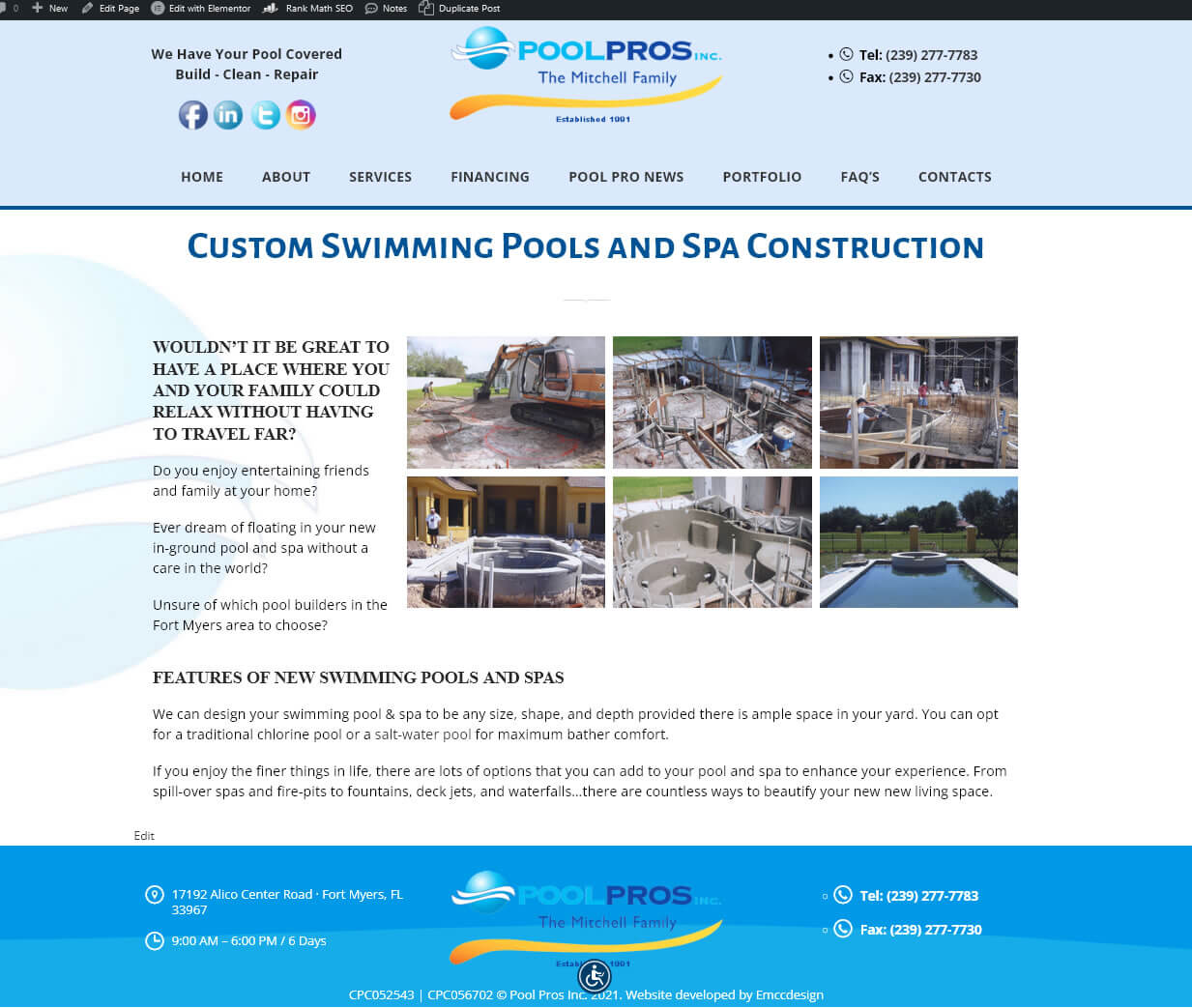 Poolpros - The Mitchell Family