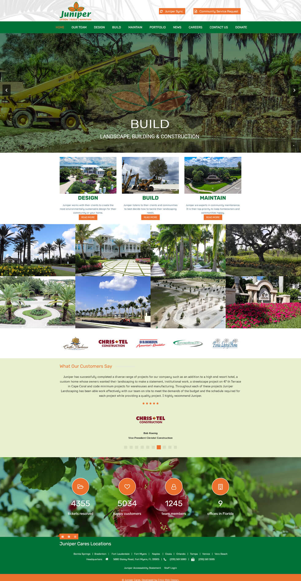Juniper Design Build Maintain Florida Landscaping